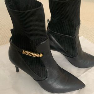 Authentic Moschino sock boots